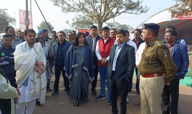 हनुमंत कथा आयोजन को लेकर कलेक्टर और एसएसपी ने किया स्थल निरीक्षण, तैयारियों का लिया जायजा