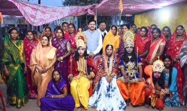 रामकथा में झूमे गनियारी वासी, आचार्य हरीश बोले- माता-पिता की सेवा और गृहस्थ धर्म ही सच्चा तीर्थ