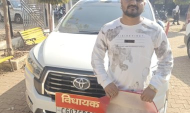 भिलाई नगर में तेज रफ्तार ईनोवा क्रिस्टा कार चालक पर कार्रवाई