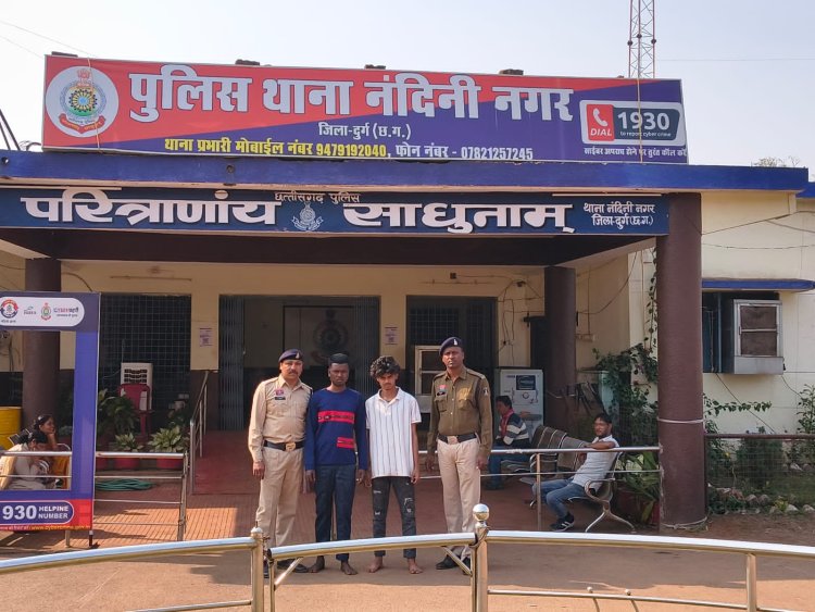 चोरी की बड़ी वारदात का खुलासा: फरार आरोपियों को नंदनीनगर पुलिस ने किया गिरफ्तार, हजारों मीटर बिजली वायर व उपकरण बरामद