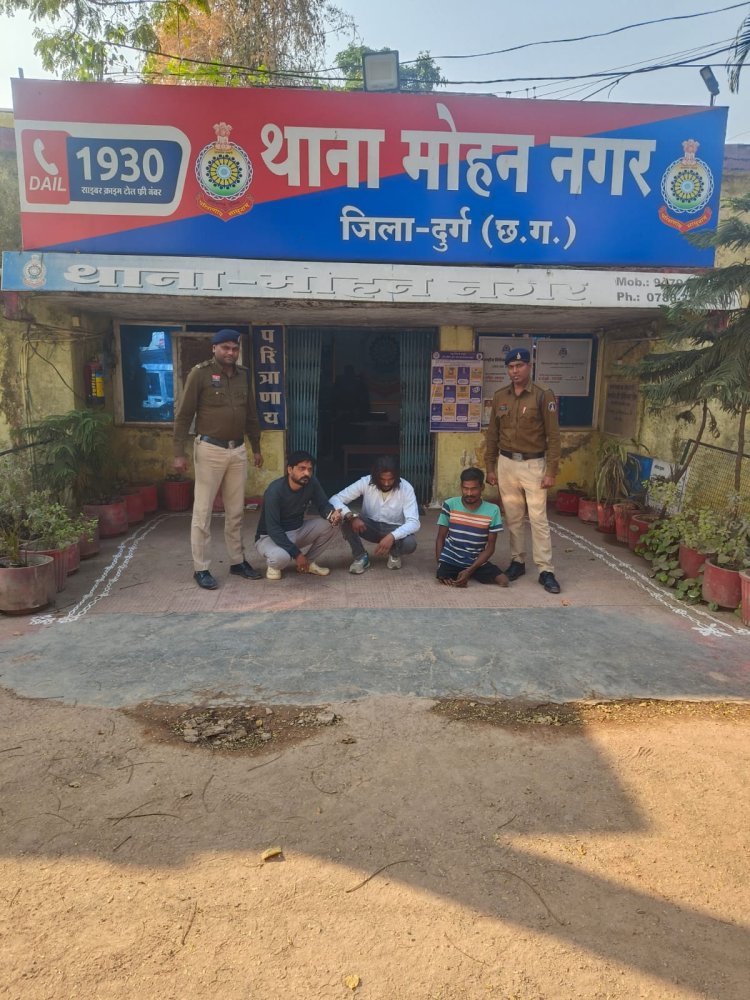 स्टेशन क्षेत्र में नशीली टैबलेट बेचने वाले तीन आरोपी गिरफ्तार