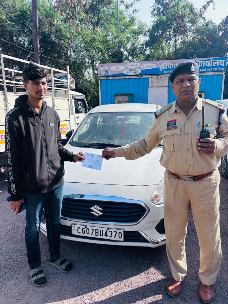 सेंट्रल एवेन्यू पर स्टंटबाजी: ट्रैफिक पुलिस ने तीन कारें की जब्त