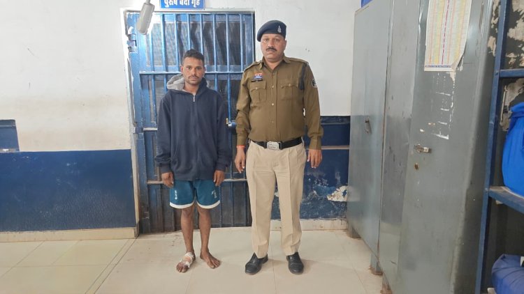 दुर्ग कोतवाली पुलिस की कार्रवाई, 55 हजार के गांजे के साथ आरोपी गिरफ्तार