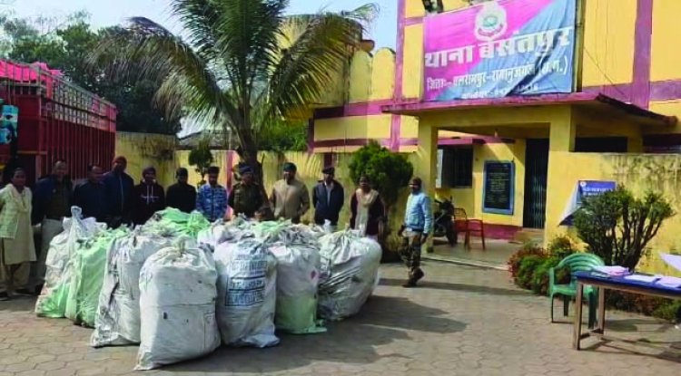 6 करोड़ के गांजे से भरा ट्रक जब्त, तीन अंतरराज्यीय तस्कर गिरफ्तार