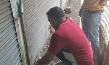 किराया वसूली को लेकर सख्त हुआ निगम, 12 दुकानें सील