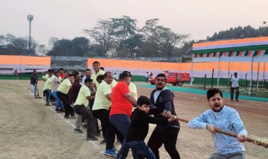 कलेक्टर इलेवन ने जीता सद्भावना मैच का मुकाबला, हॉकी और रस्साकसी दोनों में मारी बाजी