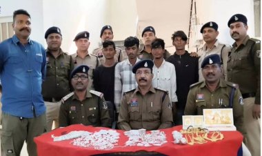 मां ज्वेलर्स समेत 4 चोरी केस सुलझे, 4.24 लाख के जेवर और 26 हजार नकद बरामद, 4 आरोपी पकड़े गए