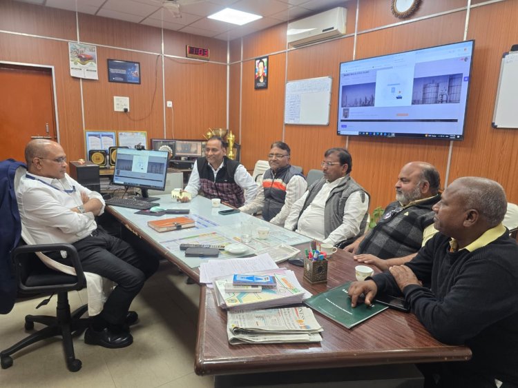 बायोमेट्रिक सिस्टम के साथ ट्रैफिक सुविधाएं बढ़ाने की मांग, बीएमएस प्रतिनिधि मंडल ने सीजीएम सेफ्टी से की मुलाक़ात