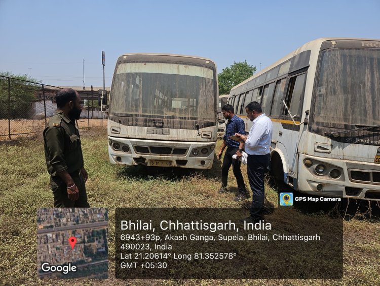 दुर्ग जिला अरबन सर्विस सोसायटी की 69 कंडम सिटी बसों की नीलामी, एमएसटीसी पोर्टल पर प्रक्रिया शुरू