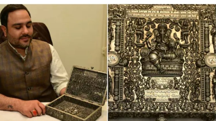 25 लाख का शादी कार्ड, 3 किलो चांदी और 65 देवी-देवताओं की आकृतियां