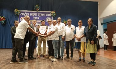 राष्ट्रीय सड़क सुरक्षा माह के समापन समारोह में दिशा संस्था सम्मानित