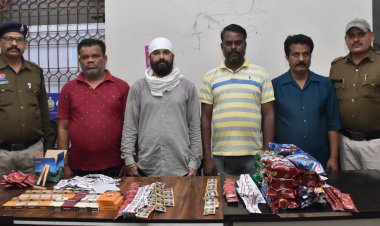 दुर्ग-भिलाई में गोगो पेपर–हुक्का नेटवर्क’ का भंडाफोड़, पान ठेले और डेली नीड्स दुकानों पर छापे, 17 आरोपी पकड़े गए, लाखों का माल जब्त