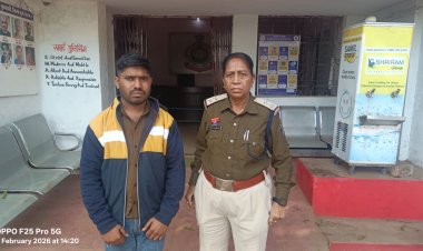 बीमा राशि के लिए रची लूट की झूठी कहानी, कुम्हारी पुलिस ने आवेदक को किया गिरफ्तार