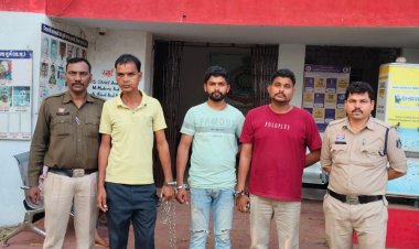 मारपीट कर क्षेत्र में अशांति फैलाने वाले तीन गिरफ्तार