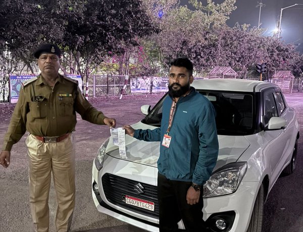 लाल सिग्नल तोड़ नशे में चला रहा था कार, फर्जी प्रेस कार्ड दिखाकर बचने की कोशिश नाकाम