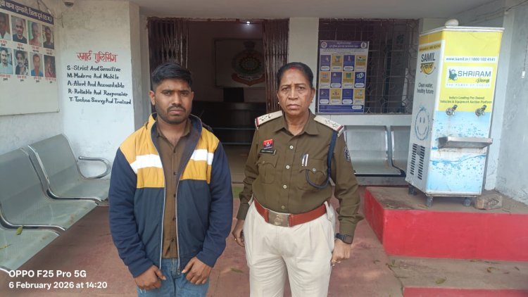 बीमा राशि के लिए रची लूट की झूठी कहानी, कुम्हारी पुलिस ने आवेदक को किया गिरफ्तार