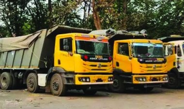 अवैध खनन पर सख्ती: एक हफ्ते में 27 वाहन जब्त, रेत से भरे ट्रैक्टर–हाईवा पकड़े गए