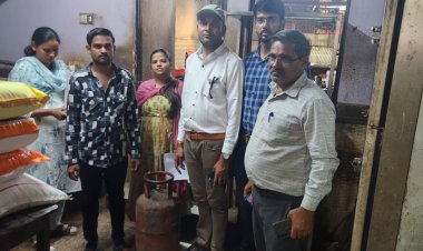 दुर्ग-भिलाई में घरेलू गैस का व्यावसायिक उपयोग पकड़ा गया, खाद्य विभाग ने 9 सिलेंडर किए जब्त