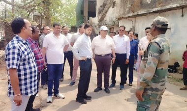 अवंती बाई चौक से शीतला कॉम्प्लेक्स तक बनेगी भव्य कैनाल रोड, कलेक्टर ने किया निरीक्षण