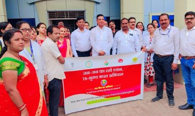 भिलाई में ‘निश्चय निरामय’ 100 दिवसीय अभियान की शुरुआत, टीबी मरीजों को फूड बास्केट वितरित