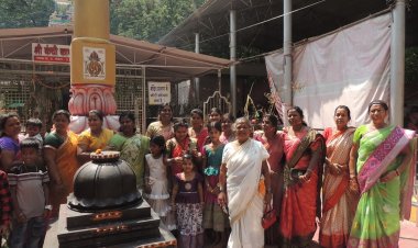 नवरात्रि पर महिला शक्ति की मिसाल: हजारों श्रद्धालुओं को प्रसाद वितरण