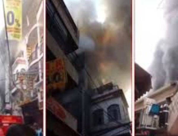 पालम अग्निकांड: बहुमंजिला इमारत में आग से 9 की मौत, बच्चों को बचाने पहली मंजिल से फेंका