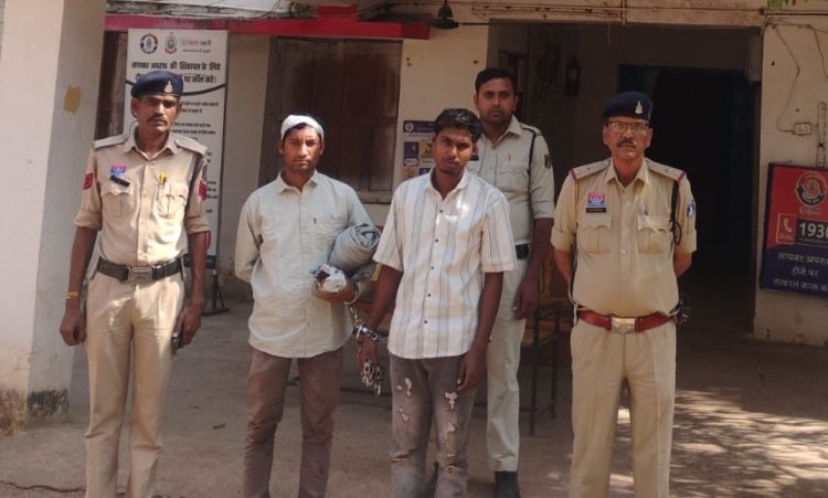 उधारी के पैसे मांगने पर व्यापारी पर धारदार हथियार से हमला, दो आरोपी गिरफ्तार