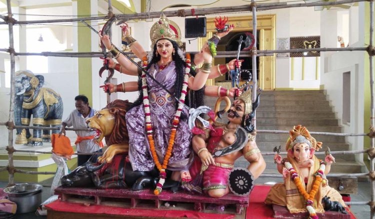 तीर्थराज देवी निकुंभला मंदिर, जय शक्ति आश्रम में दुर्गा महायज्ञ का भव्य शुभारंभ: चैत नवरात्रि पर गूंजे जयकारे, दूर-दूर से पहुंचे श्रद्धालु