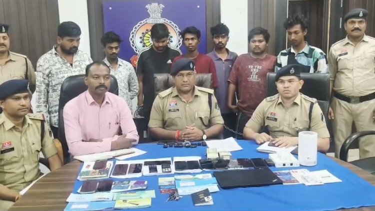 दुर्ग पुलिस का बड़ा एक्शन: ऑनलाइन गेमिंग सट्टा गिरोह का भंडाफोड़, 7 आरोपी गिरफ्तार