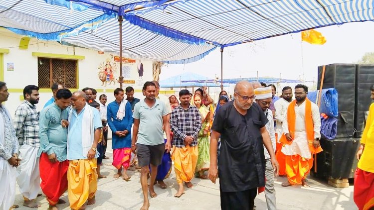 दुर्गा महायज्ञ का 7वां दिन: श्रद्धा में डूबा निकुंभला धाम, समापन 26 मार्च को