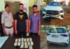 खेतों में चल रहा था जुए का अड्डा, पुलिस की रेड में ₹6.34 लाख जब्त, मर्सिडीज समेत 2 गिरफ्तार