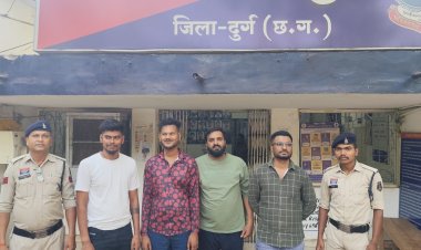 भिलाई में ऑनलाइन सट्टा गिरोह पर बड़ा एक्शन, 4 और आरोपी गिरफ्तार