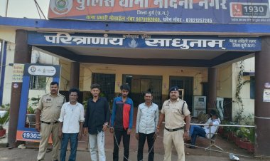 अवैध शराब पर पुलिस का शिकंजा, 5 आरोपी गिरफ्तार, लाखों का माल जब्त