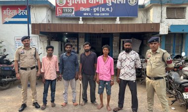 महिला सहित 6 फरार वारंटियों पर पुलिस का शिकंजा 