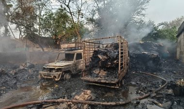 दुर्ग में एक रात में 4 जगह आग, दमकल टीम ने संभाला मोर्चा