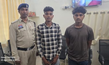 निर्माणाधीन मकान से चोरी करने वाले 2 आरोपी गिरफ्तार, सामग्री बरामद