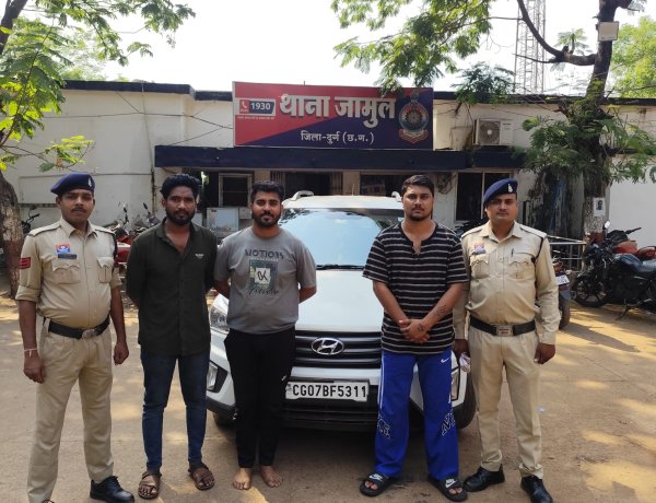 IPL पर ऑनलाइन सट्टा, जामुल में 3 आरोपी रंगे हाथ गिरफ्तार