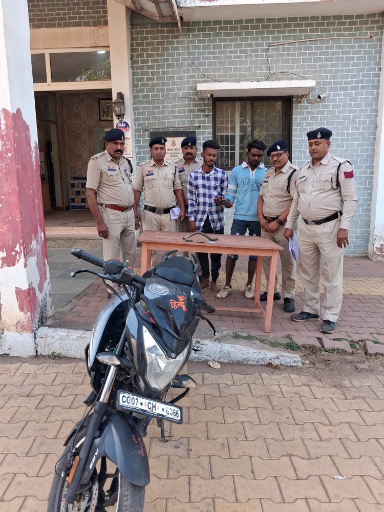 रात में ट्रक चालक से झपटमारी, 24 घंटे में दो आरोपी गिरफ्तार