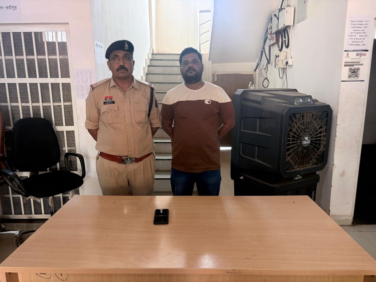 वैशालीनगर में सट्टा नेटवर्क पर पुलिस की कार्रवाई, सहयोगी आरोपी संतोष शर्मा गिरफ्तार