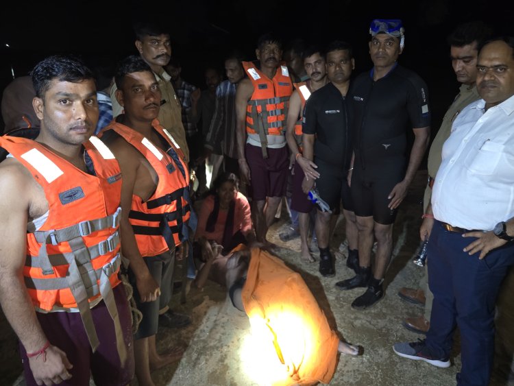 शिवनाथ नदी में डूबे दो युवकों के शव बरामद, SDRF ने किया रेस्क्यू