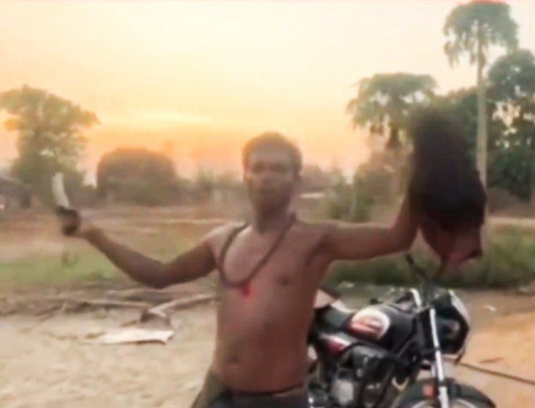 हैवानियत की हद पार, पत्नी की हत्या कर सिर लेकर गांव में घूमता रहा पति