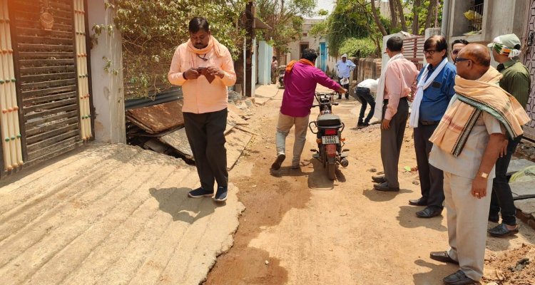 शिकायत पर निगम ने चलाया जेसीबी, अवैध अतिक्रमण को किया ध्वस्त