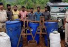 जंगल में ‘मोबाइल ड्रग फैक्ट्री’ का भंडाफोड़, 100 करोड़ का हशीश ऑयल ज़ब्त