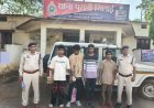 किराना दुकानदार से लूट करने वाले 4 आरोपी 24 घंटे में गिरफ्तार