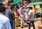 सुपेला संडे मार्केट में हटवाए गए अव्यवस्थित ठेले, इंदिरा मार्केट और सिविक सेंटर में 58 वाहन चालकों के कटे ई-चालान