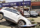 भिलाई में बेकाबू स्कार्पियो का कहर, 15 वाहन चकनाचूर, चौकीदार को कुचलने की कोशिश