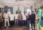 कसाई मोहल्ला में चल रहा था जुए का खेल, छावनी पुलिस ने 7 जुआरियों को दबोचा