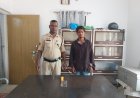 राजीव नगर में हथियार लहराकर लोगों को डरा रहा था युवक, वैशाली नगर पुलिस ने दबोचा