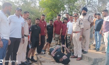 खारुन नदी में डूबे युवक का शव एसडीआरएफ ने निकाला, पुलिस को सौंपा