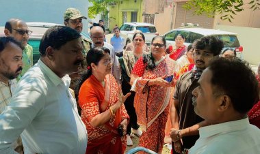 गार्डन की जमीन पर कब्जे की शिकायत, महापौर ने मौके पर पहुंचकर दिए कार्रवाई के निर्देश